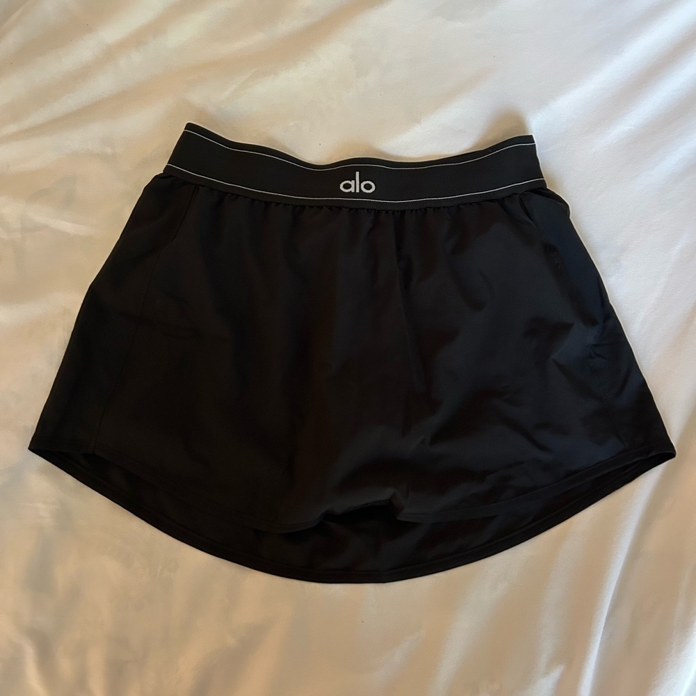ALO Yoga Black Athletic Skirt